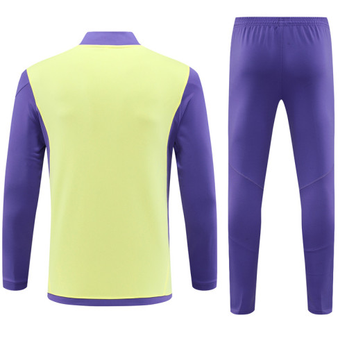 23/24 Real Madrid yellow Kids training suit