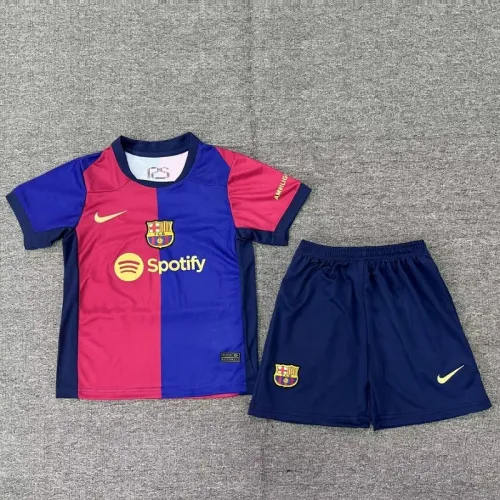 24/25 Barcelona home kids kit