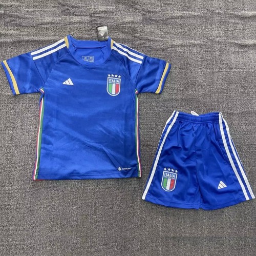 23/24 italy national team home kids kit with socks