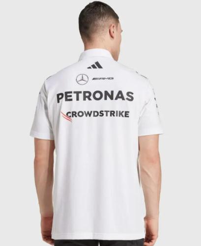 2025 Mercedes-AMG F1 Polo shirt white