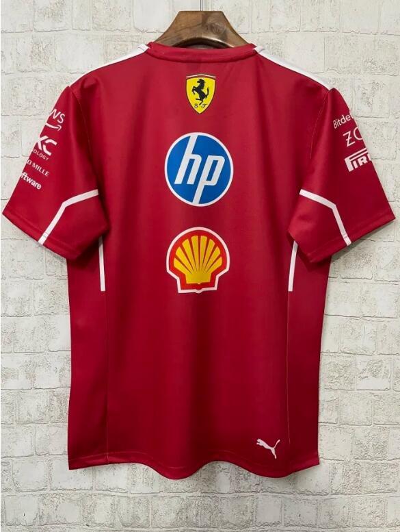 2025 Scuderia Ferrari F1 shirt red