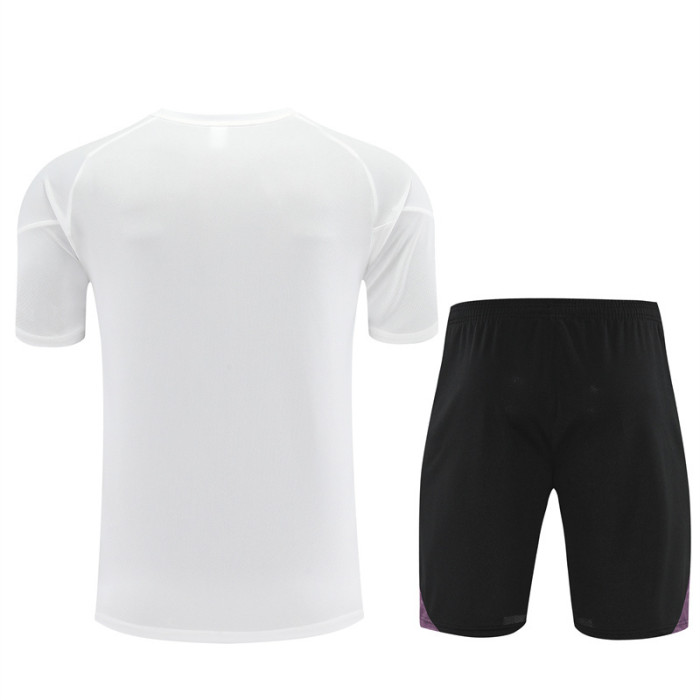 25/26 Manchester United kids Short training suit white