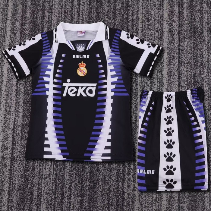 Retro 97/98 Real Madrid third kids kit