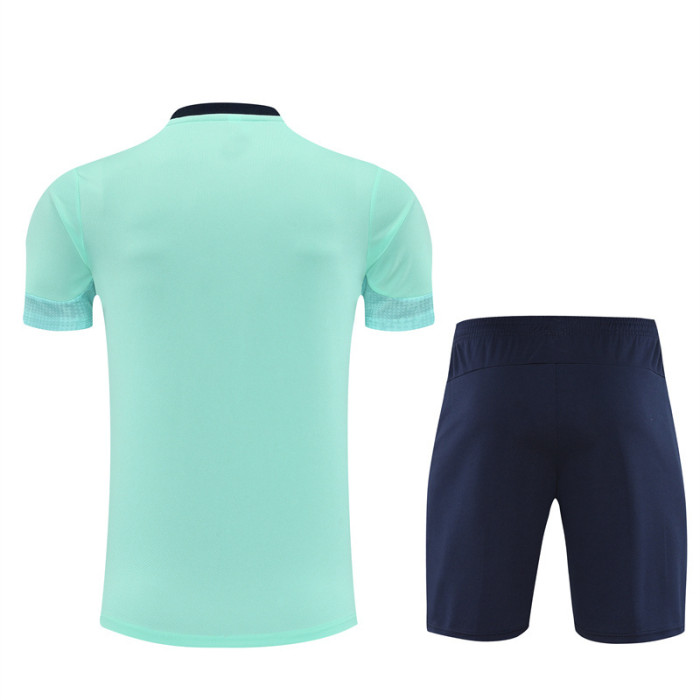 25/26 Marseille Adult Short sleeve training suit Light Blue
