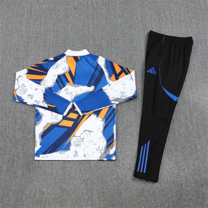 25/26 Real Madrid Kids training suit Blue white