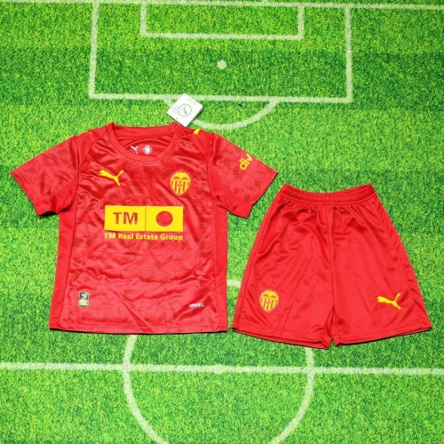 25/26 Valencia away kids kit