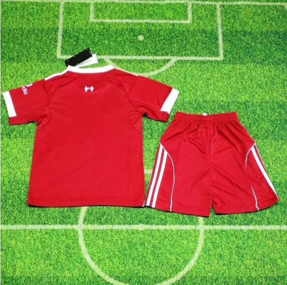 25/26 liverpool home kids kit