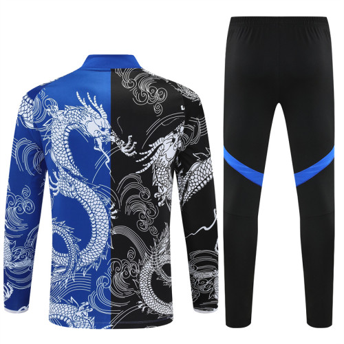 25/26 Real Madrid Adult training suit blue black