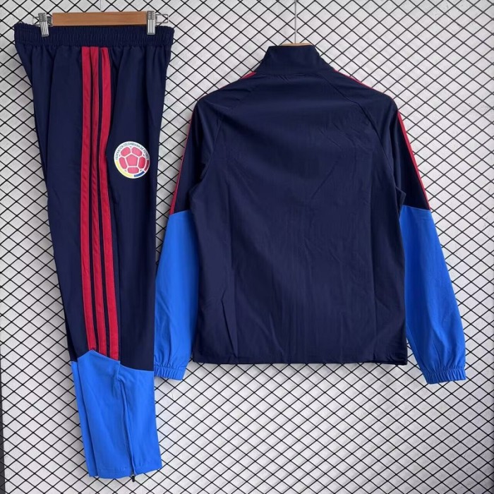 26/27 Colombia Adult training suit Royal Blue trench coat