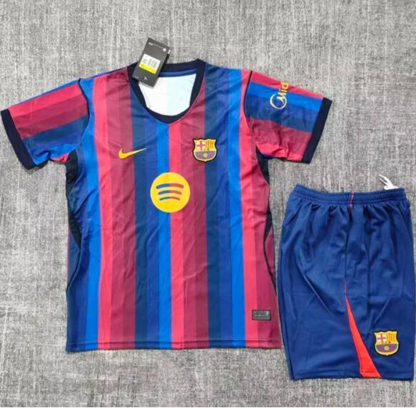 26/27 Barcelona home kids kit