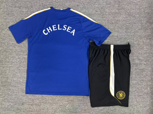26/27 Chelsea short sleeved Kids training suit blue