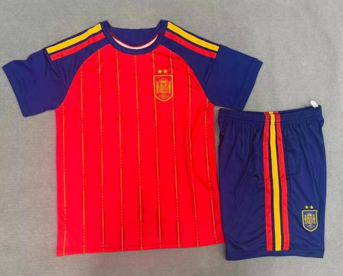 2026 Spain Home kids kit (2 stars）