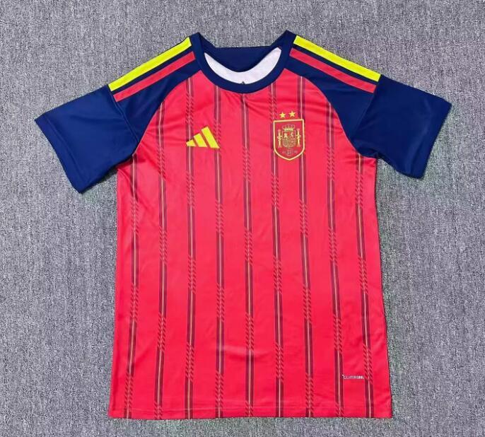 2026 Spain home football Jersey（2 stars）