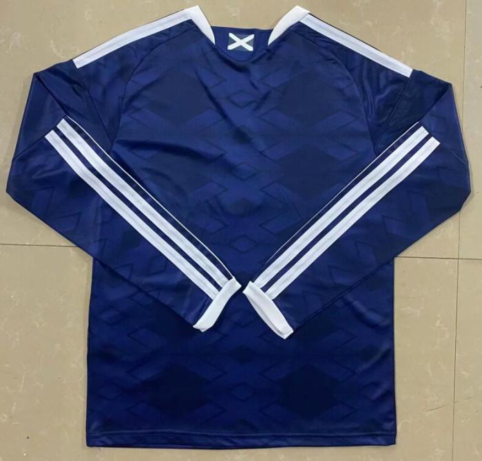 26/27 Scotland home Long sleeves football Jersey