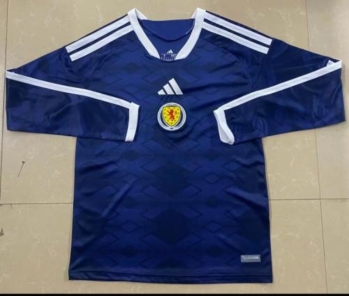 26/27 Scotland home Long sleeves football Jersey