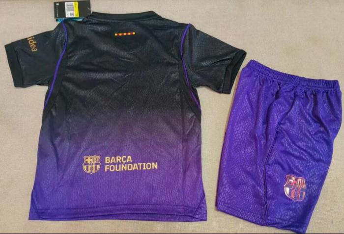 26/27 Barcelona Away kids kit