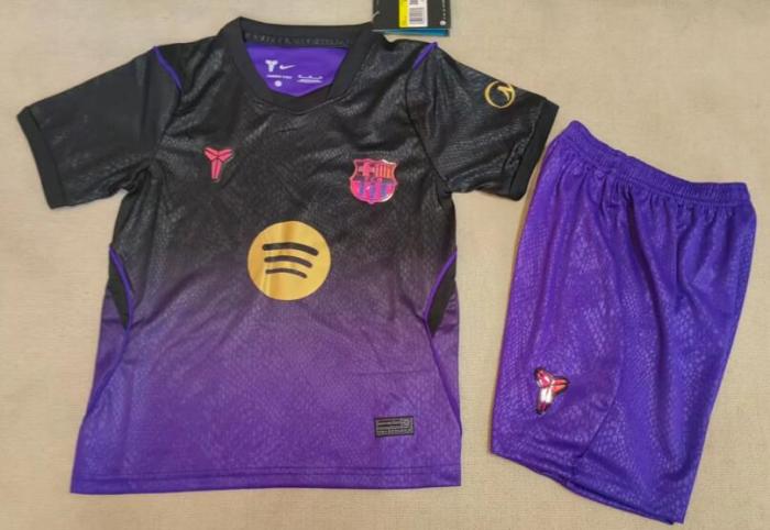 26/27 Barcelona Away kids kit