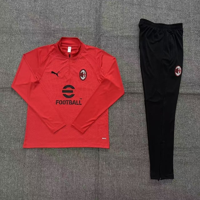 26/27 AC Milan kids training suit red