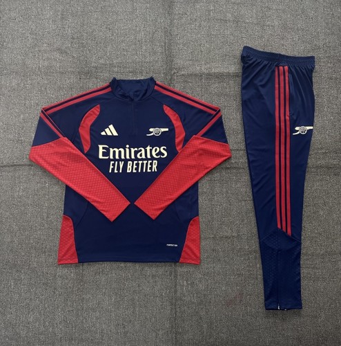26/27 Arsenal kids training suit Royal Blue red