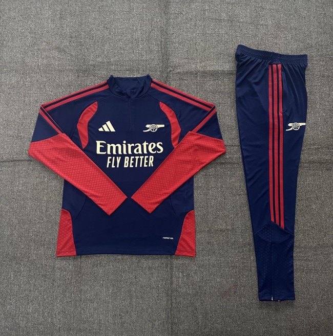 26/27 Arsenal kids training suit Royal Blue red