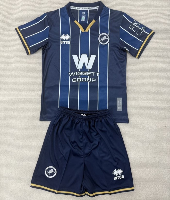 26/27 Millwall home kids kit