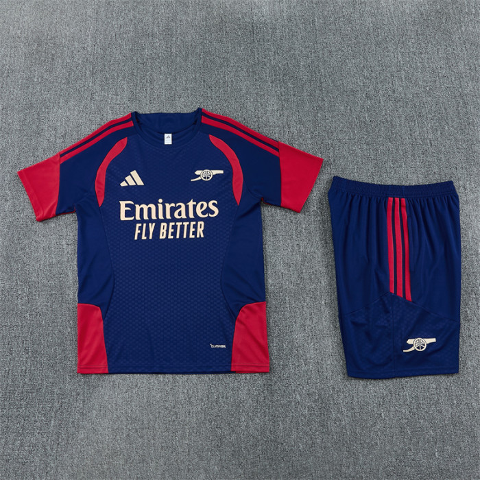 26/27 Arsenal kids Short sleeve training suit Royal Blue