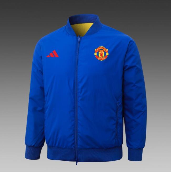 26/27 Manchester United Colorful Double-sided Cotton Coat.