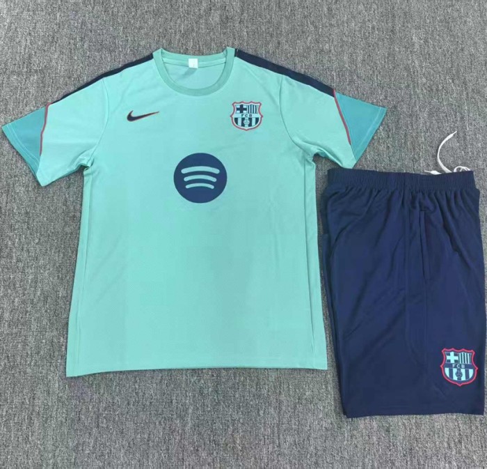 26/27 Barcelona kids Short sleeve training suit blue