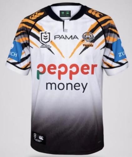 2026 NRL Wests Tigers Away Jersey