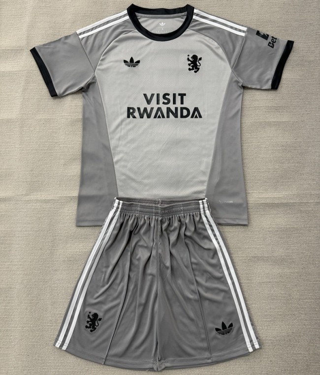26/27 Aston Villa goalkeeper kids kit grey
