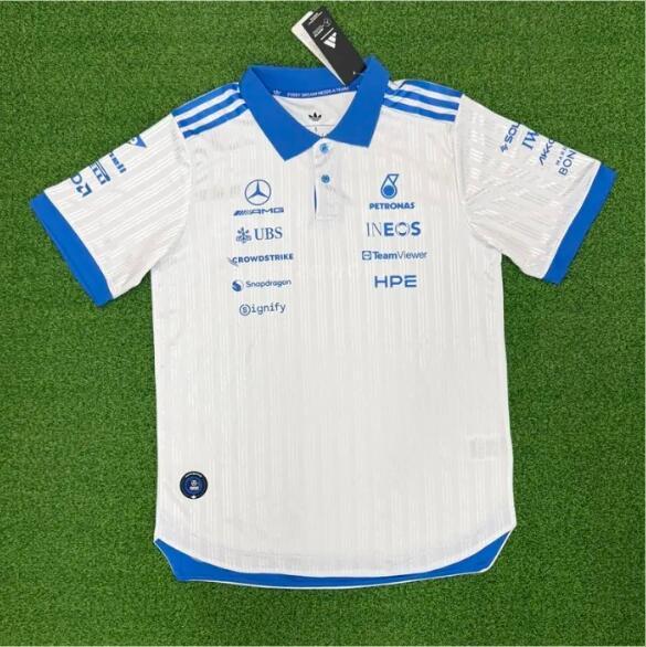 2026 Mercedes F1 polo white