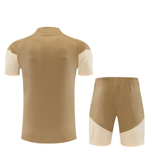 26/27 Arsenal kids Short sleeve training suit golden