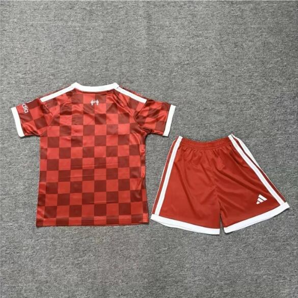 27/28 liverpool home kids kit