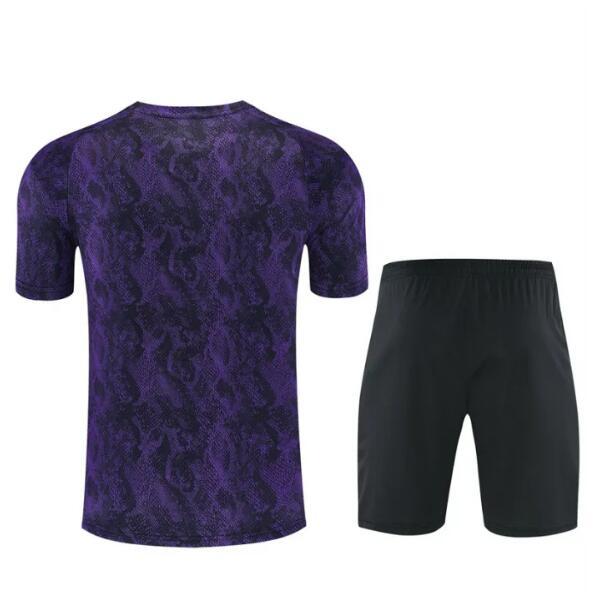 26/27 Barcelona kids Short sleeve training suit Purple