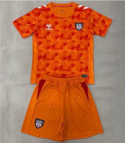 26/27 Sunderland goalkeeper kids kit orange