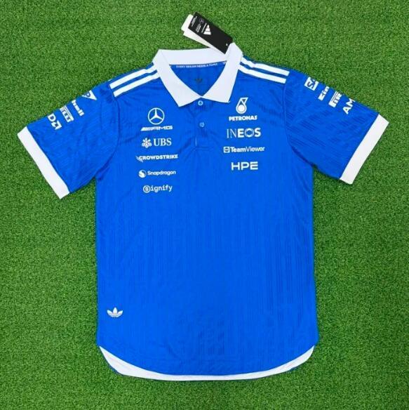 2026 Mercedes F1 polo blue