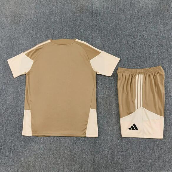 26/27 Arsenal kids Short sleeve training suit golden