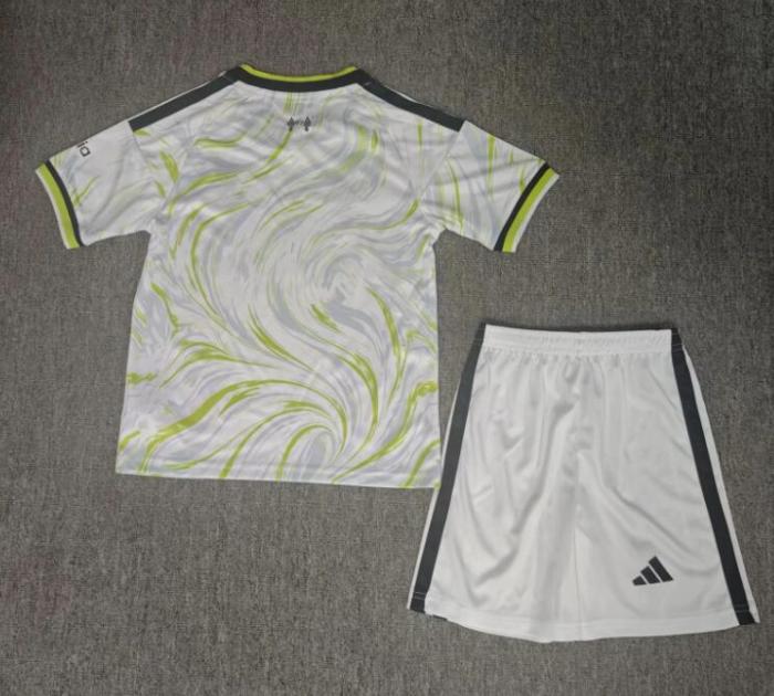 27/28 liverpool Away kids kit