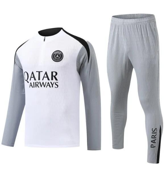 26/27 PSG Jordan kids training suit white grey