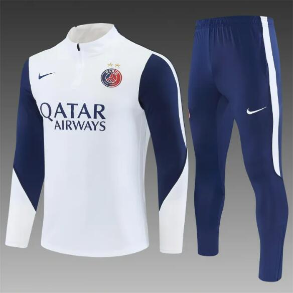 26/27 PSG kids training suit white