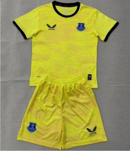 26/27 Everton goalkeeper kids kit yellow