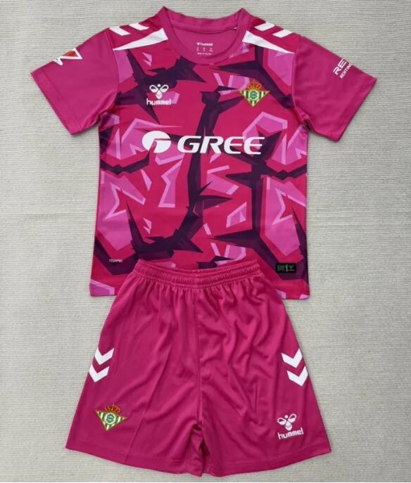 26/27 Real Betis goalkeeper kids kit pink