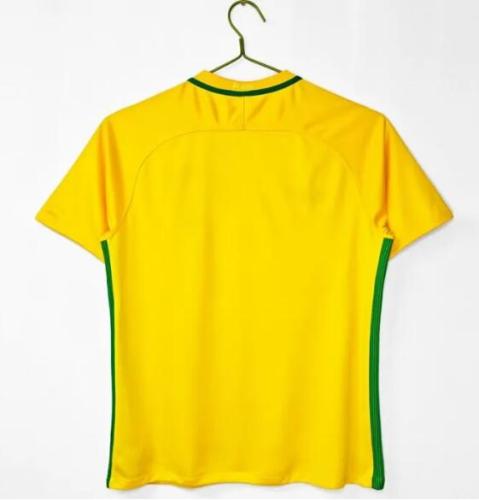 Retro 2016 brazil home football Jersey