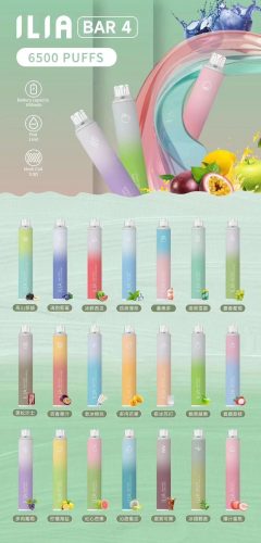 哩啞ILIA拋棄式6500口一次性電子煙 ilia拋棄式煙彈