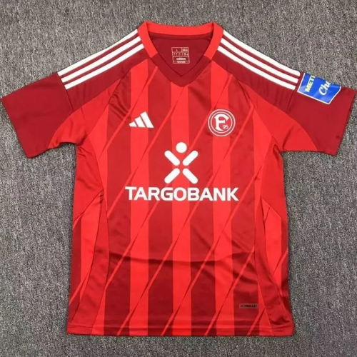 24-25 Fortuna Düsseldorf Home Fans Soccer Jersey