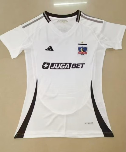 25-26 Colo-Colo Home Women Fans Soccer Jersey