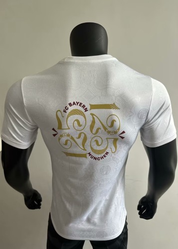 24-25 Bayern White Special Edition Player Version Soccer Jersey (标在中间)