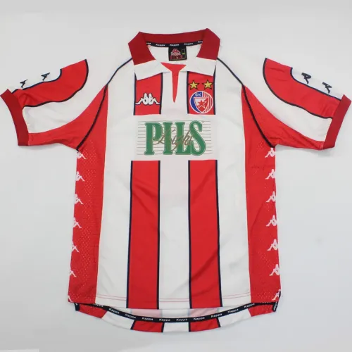 1999-2001 Red Star Home Retro Soccer Jersey