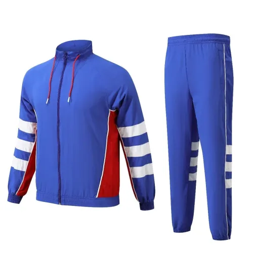 2025 Blue High Quality Windbreaker Suit
