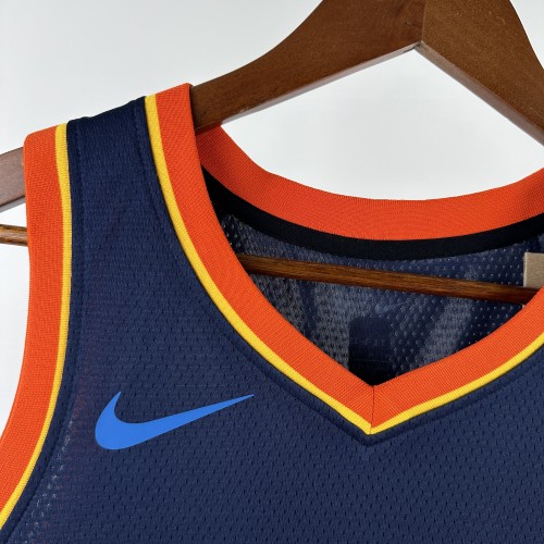 24-25 OKC Thunder NHOLMGREN #7 Black City Edition Top Quality Hot Pressing NBA Jersey